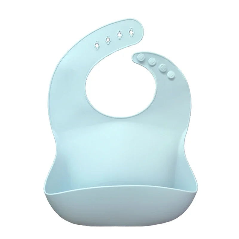 Silicone Baby Bib – Floral Waterproof Feeding Apron