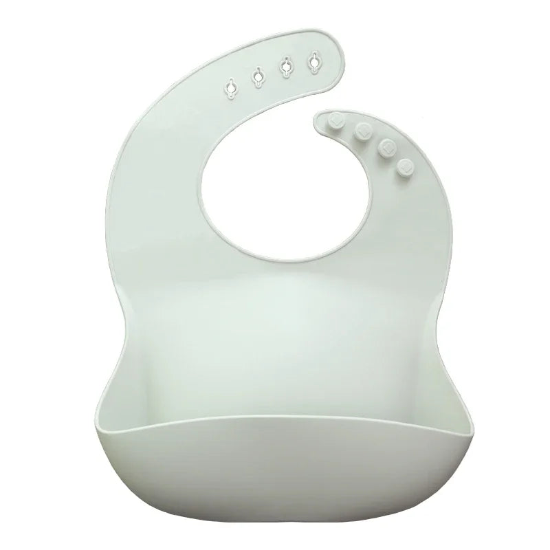 Silicone Baby Bib – Floral Waterproof Feeding Apron