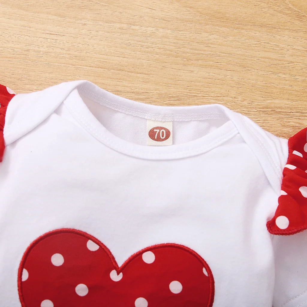 Mioglrie Baby Girl’s 3-Piece Polka Dot Summer Outfit
