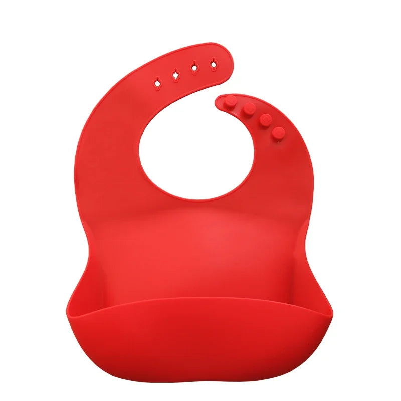 Silicone Baby Bib – Floral Waterproof Feeding Apron