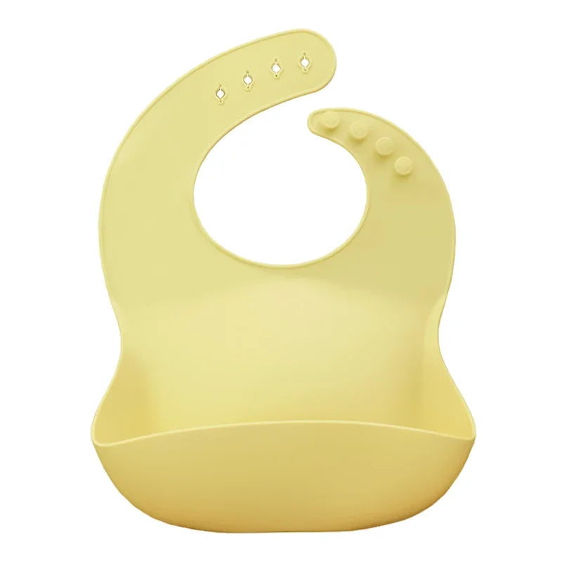 Silicone Baby Bib – Floral Waterproof Feeding Apron