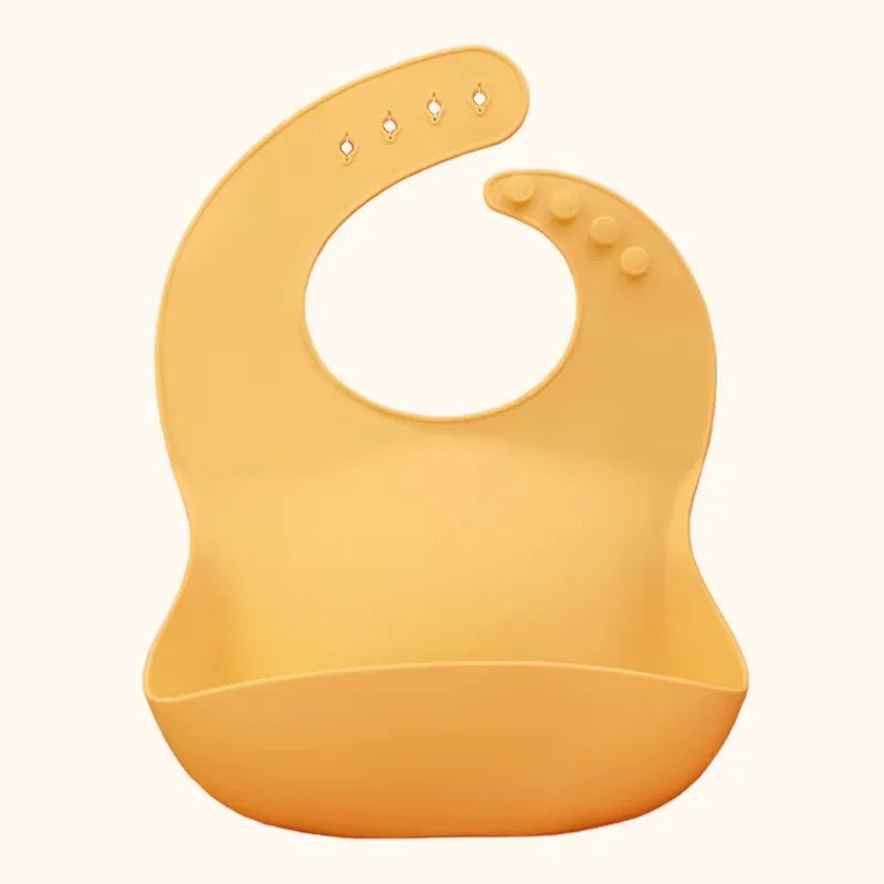 Silicone Baby Bib – Floral Waterproof Feeding Apron