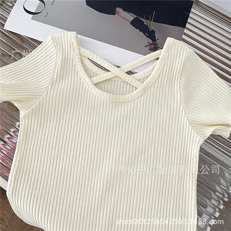 Girls’ Summer T-Shirt – Soft, Lightweight, Short-Sleeve Casual Top (Ages 2–6 Years)