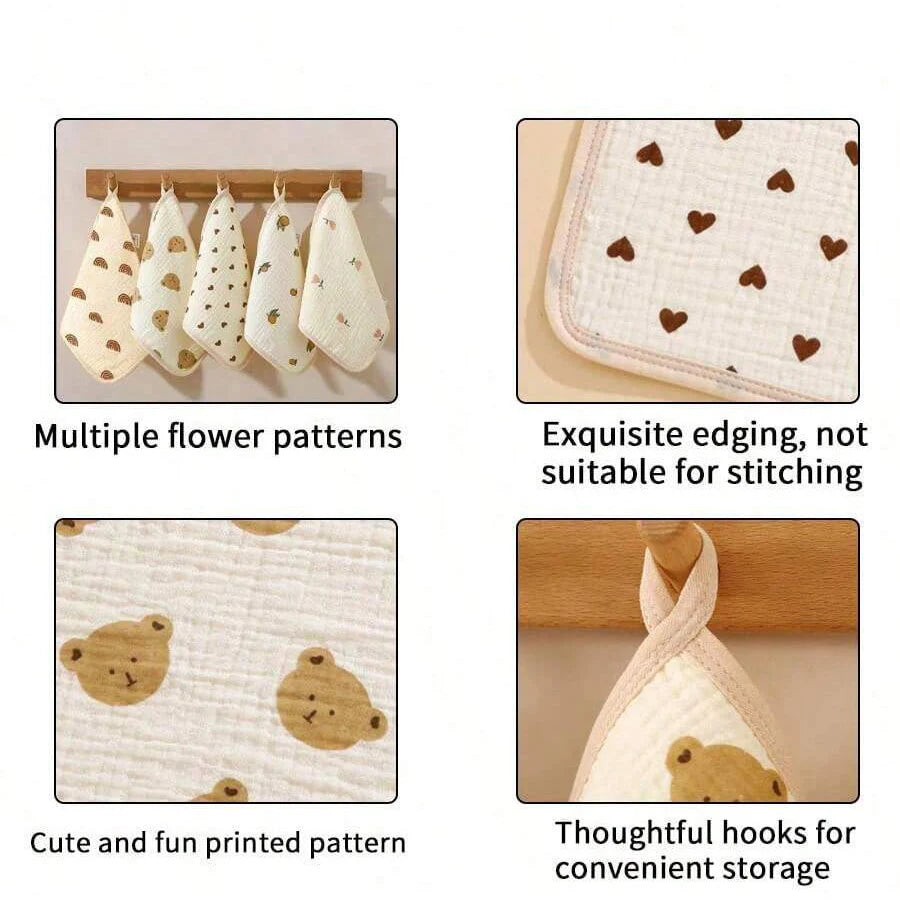 Baby Drool Cloths &amp; Burp Towels – Unisex Baby Feeding Essentials