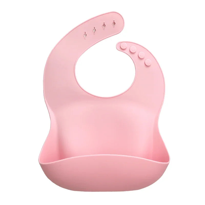 Silicone Baby Bib – Floral Waterproof Feeding Apron