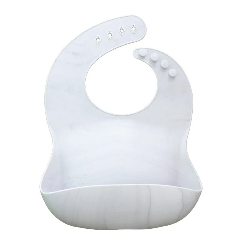 Silicone Baby Bib – Floral Waterproof Feeding Apron