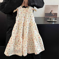 Girls’ Polka Dot Summer Dress – Sleeveless Tiered A-Line Dress