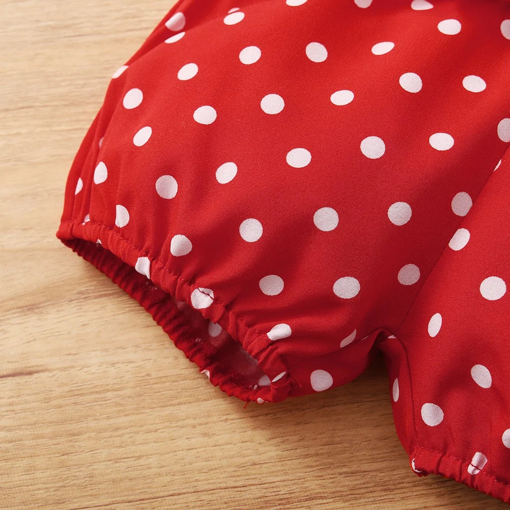 Mioglrie Baby Girl’s 3-Piece Polka Dot Summer Outfit