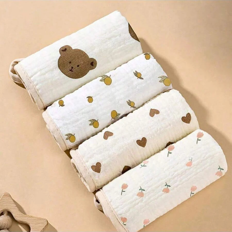 Baby Drool Cloths &amp; Burp Towels – Unisex Baby Feeding Essentials